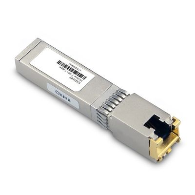 Modulo óptico SFP de cobre 1000base-T SFP-10G Transceptores de cobre 80m Distancia
