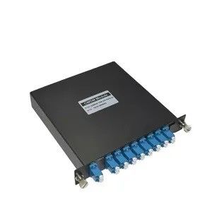 4 canales de la UIT LGX Box de doble fibra DWDM Mux Demux Multiplex