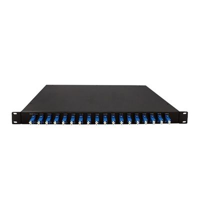 4 canales de la UIT LGX Box de doble fibra DWDM Mux Demux Multiplex