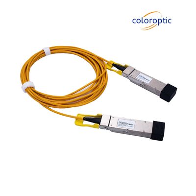 InfiniBand y Ethernet Cable óptico activo AOC 800G OSFP a 800G OSFP enlaces