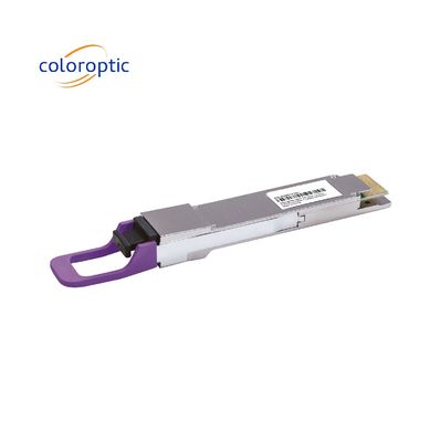 QSFP112-DD DOM MPO SMF módulo de transceptor óptico 1310nm para Ethernet 400G