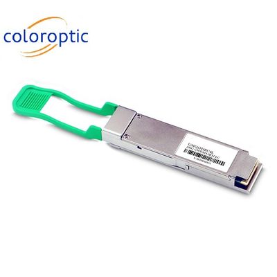 100G QSFP28 ZR4 SFP módulo óptico 100GBASE-ZR4 enlaces Ethernet 80 Km vía sistema operativo de modo único