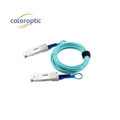 40G QSFP+ 3 - 100m de longitud AOC Cable óptico activo de banda ancha QDR / DDR / SDR
