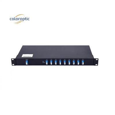 8 canales WDM Modelo CWDM MUX con conector LC para la red de acceso