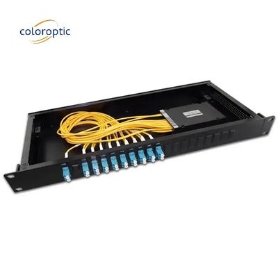 Conector LC de sistema WDM de fibra única modelo 40 canales DWDM AAWG
