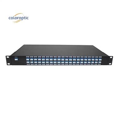 AAWG 96 Canal Modelo WDM Fibra de modo único doble de 50 GHz Sistema DWDM WDM