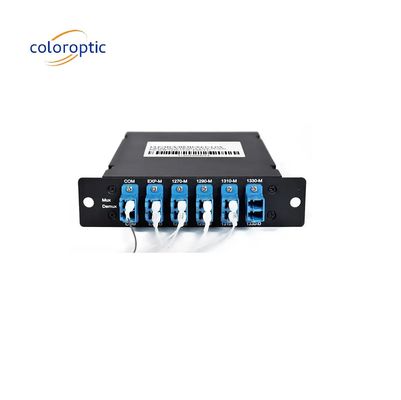 4 canales WDM Modelo CWDM MUX con conector LC para la red de acceso