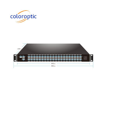 Fibra doble WDM 40CH C21-C60 Dwdm pasivo Mux Demux con puerto de 1310nm