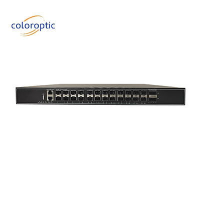 Capa 3 24 puertos Gigabit Core Network Switch con puertos 24*10GE 2*100GE
