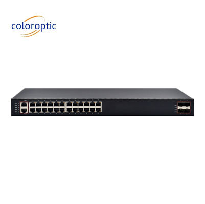 Interruptor de red de núcleo de alta performance de capa 3 con 24 puertos 4*10G puertos SFP+