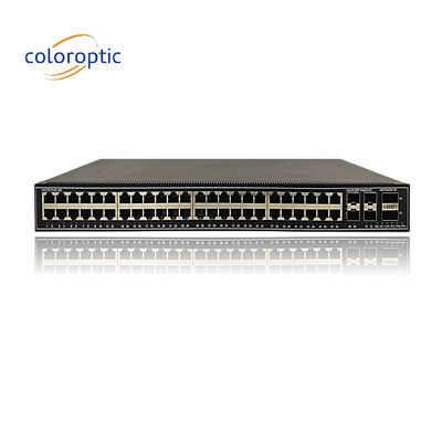 CE Layer 2 Enterprise Network Switch con puertos 48*2.5GE, 4*10GE, 2*40GE