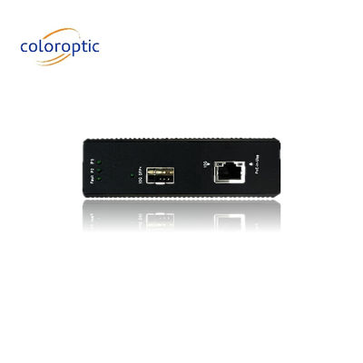 CO-1X1CP 10GE Poe Switches Protocolos IEEE802.3 Extender la transmisión por Ethernet IP