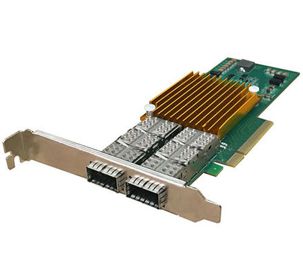 Red Infiniband Pcie Card 40G Adaptador de red Ethernet NIC óptico de doble puerto