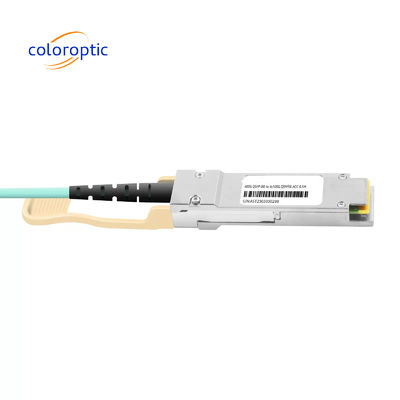 Cable DAC de aleación de aluminio AOC de 40G QSFP+ a 4 x10G SFP+ para enlaces Ethernet