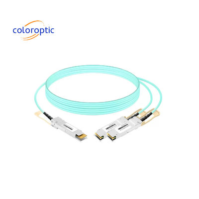 CO-1X1CP AOC DAC Cable 400G OSFP a 2x200G QSFP56 Enlaces