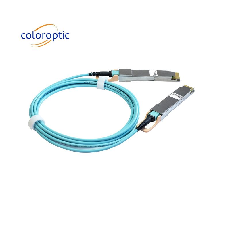 400G QSFP-DD AOC DAC Cable 8*50G Enlaces para banda ancha y Ethernet