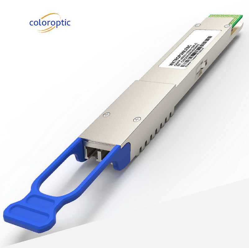 Transceptor OSFP 400G CWDM4 de 10 km con conector LC para banda ancha y Ethernet
