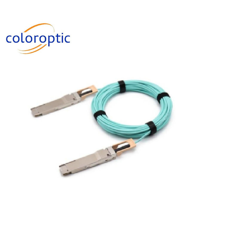 QSFP-DD 200G a QSFP-DD 200G AOC DAC Cable HDR 15m DOM para sistemas de 200GbE
