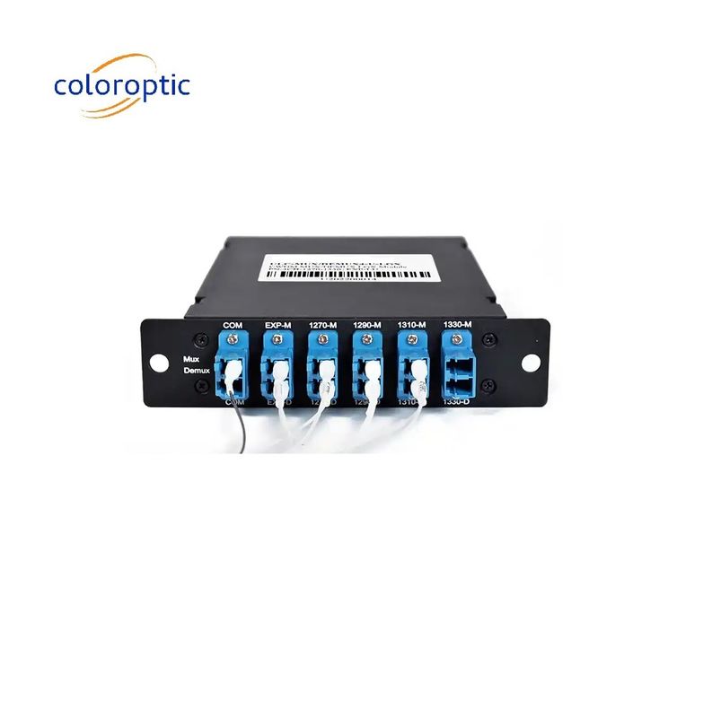 4 canales WDM Modelo CWDM MUX con conector LC para la red de acceso