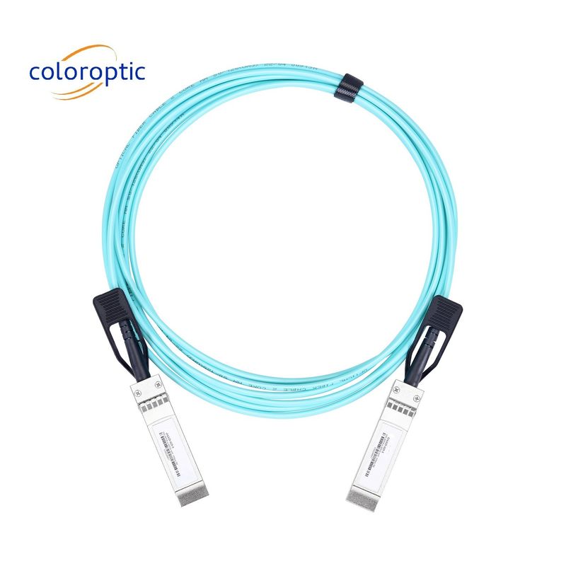 25G SFP28 a 25G SFP28+ AOC DAC Cable 3.3V para aplicaciones EDR de banda ancha