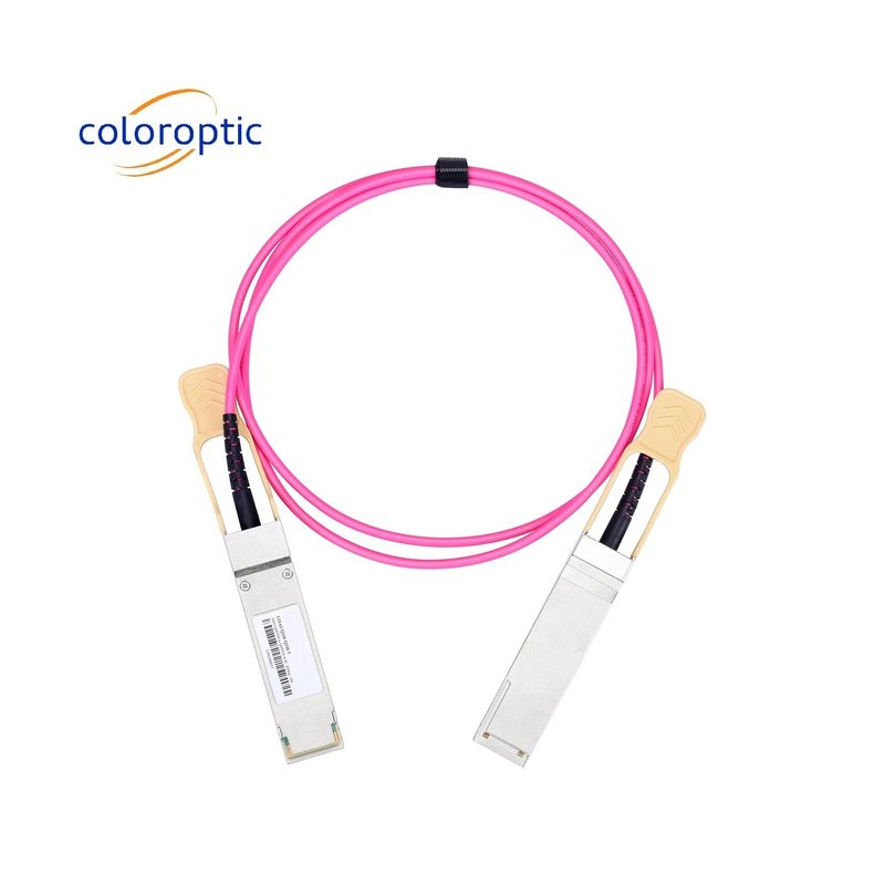 Cable DAC de 100G QSFP28 a 100G QSFP28 AOC 1m - 70m de longitud para el centro de datos