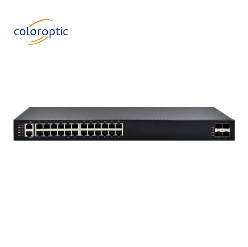 Interruptor de red de núcleo de alta performance de capa 3 con 24 puertos 4*10G puertos SFP+