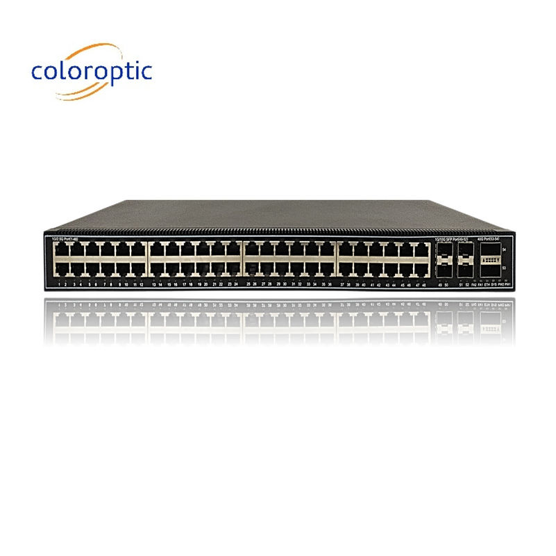 CE Layer 2 Enterprise Network Switch con puertos 48*2.5GE, 4*10GE, 2*40GE