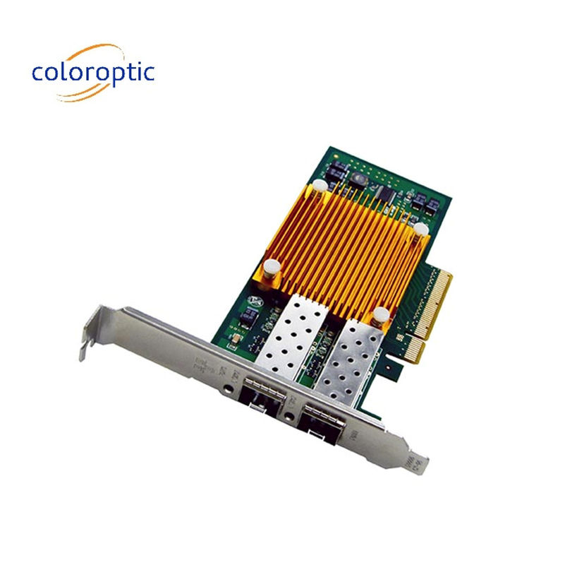 10G Dual Port Infiniband Tarjeta Pcie óptica NIC Pci Express 3.0 Tarjeta Pcie Gigabit