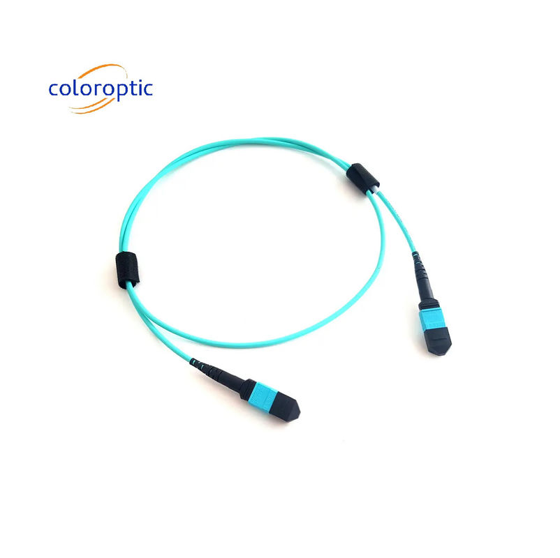Conectividad sin esfuerzo de 12 núcleos con cable de parche de red MTP reg MPO para aplicaciones SR4 y PSM4